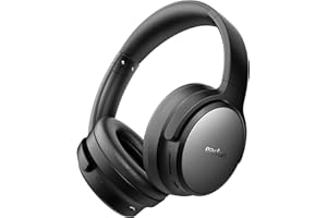 EarFun Tune Pro Over-Ear Kopfhörer Kabellos, Aktiver Geräuschisolierung, Dual-Dynamic-Treibern, Hi-Res Audio, 120 Std. Akku, Bluetooth 5.4 Kopfhörer mit 5 KI-Mikrofone, Multipoint, APP, Theatermodus