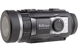 SiOnyx Aurora Black I Full-Color Digital Night Vision Camera with Hard Case I Ultra Low-Light IR Night Vision Monocular I Water Resistant, WiFi & Time Lapse