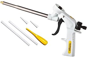 VERLINGER Pistola Per Schiuma Poliuretanica Per Schiuma Da Costruzione E Adesivi Bianco