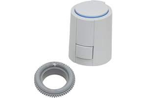 Möhlenhoff Stellantrieb Alpha-5 universal für Fussbodenheizung 230 V Typ VA 10 passend auf Heimeier Kermi Roth Herb Thermoval u.a. Farbe lichtgrau RAL 7035 Ausführung NC Stromlos-zu