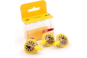 CUESOUL TERO AK4 Dart Flights Forme Standard/Slim avec Motif Attrayant, Lot de 3 pièces
