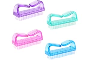 Jitnga 4 Stück Nagelbürste Schonende Mit Griff Bügel, Handwaschbürste, Effektive Badebürste, Nagelbürste Für Hand Und Nagel Reinigung, Handwäsche, Bad, Küche Zur Reinigung