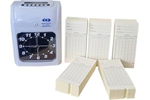 QuickClocks Clocking in Machine Time Attendance Recorder MONTHLY MODEL With 500 Clocking Cards