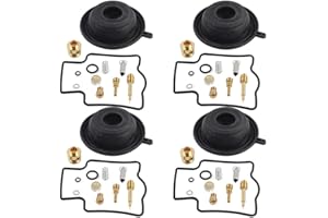 ARMYJY 4 Set Carburetor Repair Kit,Carburetor Carb Repair Rebuild Kit For Kawasaki ZZR600D 1990-92 ZX600E ZZR600E 1993-1995