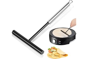 WLERTCOP Crepes, Distributore Le Crepes, Distributore di pasta in acciaio inox, per crepes, Crepe Maker per la casa, la cucina, la cottura degli utensili da forno, crepes maker (distributore di impasto)
