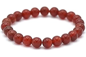 Miracles Minéraux Bracelet perle ronde 8 mm, pierre naturelle, création artisanale française, plus de 80 choix