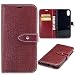 Produktbild iPhone 8 Hülle, A-BEAUTY Leder Tasche Brieftasche Schutzhülle,Prägung Malerei Muster PU Lederhülle Flip Wallet Case im Bookstyle Cover Hüllen Lederhülle Etui Karten Slot Cover Schutzhülle Etui Tasche für Apple iPhone 8 Hülle