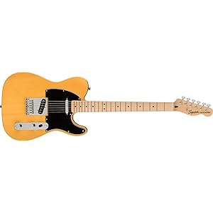 Fender Squier Affinity Tele Maple Butterscotch Blonde 0378203550