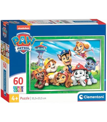 LISCIANI - BLUEY - 2 in 1 Puzzel - 60 Stukjes - Voor Kinderen vanaf 4 jaar - 50x35 cm - Achterkant om te Kleuren - Ontwikkelt Denkvermogen en Vaardigheid - Educatief Spel - Gemaakt in Italië