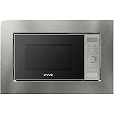 EVVO Mi30 Stainless Steel Integrated Microwave &ndash; 21 Litres, Microwave Oven Grill Function, Digital Display, Child Lock and 60