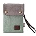 Produktbild La Derkia Vintage Kleine Handy Umhängetasche, Canvas Universal Damentasche Handytasche zum Umhängen Geldbörse Kleine Tasche für Frauen Mädchen Kinder-Grün