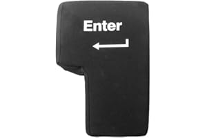 BESDIRECT Enter Key Pillow, Big USB Enter Button Stress Relief Vent Tools, Desktop Nap Pillow Decompression Toy Hand Tool for Home Office Computer Laptop