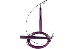 ILISPORTS® PULSE - Comba de Velocidad - Ajustable para Crossfit, Boxeo, Fitness, Entrenamiento Funcional – Cuerda de Saltar Rápida con Rodamientos Profesionales y Mangos Antideslizantes