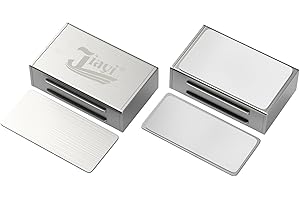 Cabinet Magnets Adhesive Jiayi 2 Pack Cupboard Magnet Screwless Cabinet Magnetic Door Catch Stainless Steel Kitchen Door Magnetic Latch for Cupboard Magnetic Door Closure Closet Drawer