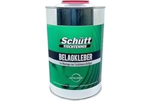 ‎SCHÜTT Schütt-Tischtennis Belagkleber Nachfüllflasche (1000ml) - Kleber für Tischtennis Beläge | Lösungsmittelhaltig | TT-Spezial