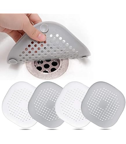 Set 2 Tappi Per Scarico In Silicone Quadrati - Antiodore Per Vasca, Doccia E Cucina, 14.7x14.7 Cm - Foto 6