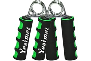 ESMARTLIFE 2 Pack Hand Grip Strengthener Set,Finger Gripper, Hand Grippers - Hand Exerciser for Quickly Increasing Wrist Forearm and Finger Strength