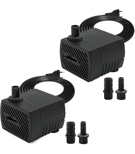 Aquarium Pomp Energiezuinig Vijverpomp 3500 L/u - 45W, Energiezuinig, Met 6 Sproeikoppen, Voor Vijver Of Fontein Pomp Voor Vijverwater