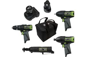 Sealey CP108VCOMBO2 SV108-serien 4 x 10,8 V sladdlös kombinationssats – 2 batterier