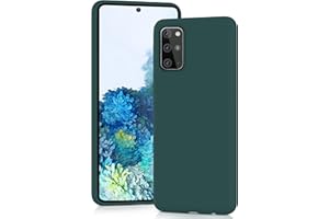 YATWIN Coque pour Samsung Galaxy S20 Plus, Housse en Silicone Doux avec Découpes Précises pour Caméra, Design Ultra Mince, Protection 360° à Bords Surélevés - Vert