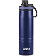 Milton Sparkle 600 Thermosteel Water Bottle with Easy Sip Cap and Handle, 625 ml, Vacuum Insulated Stainless Steel, Hot and Cold, On The Go Bottle for Office College, Blue