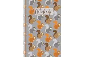 Squirrel Notebook: Cute Squirrel Lined Journal, The Perfect Novelty Squirrel Gift for a Anyone who Loves Squirrels, Wildlife, Wild Animals & Nature - Autumn
