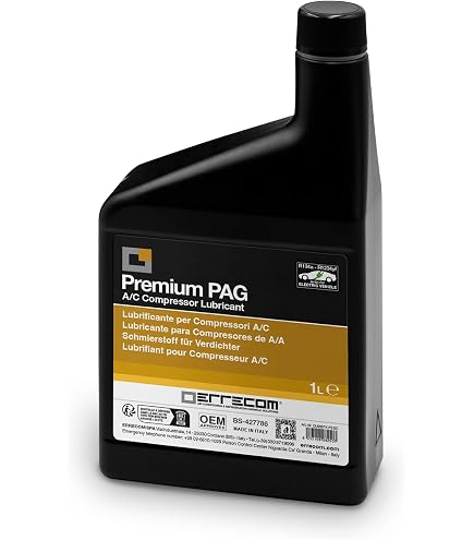 Huile Lubrifiante PAG 46 Pour Compresseurs - Flacon 1 Litre Compatible R134a Et 546031