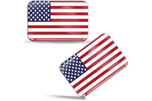 Biomar Labs® 2 x 3D Flexibles Autocollant Stickers National Drapeaux États-Unis USA F 44