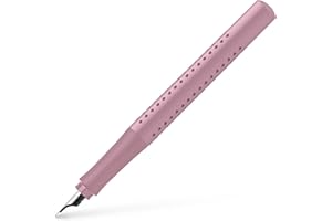 Faber-Castell Grip 2010 140824 Stylo-plume, degré de dureté B, rose (rose shadows)