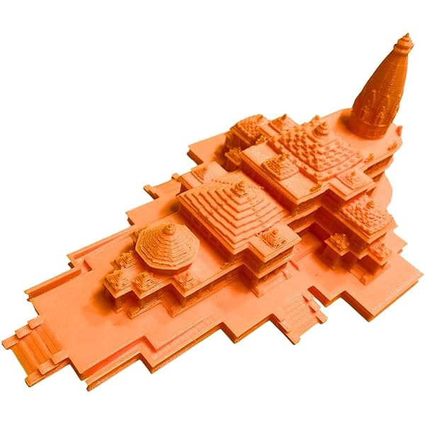 SNOOGG Shree Ram Mandir Ayodhya Model, Exclusive 3D Janmabhoomi