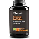 Organic Turmeric 1460 mg - Ginger and Black Pepper - 120 Capsules | High Concentration Synergistic Formula - Organic, No Addi