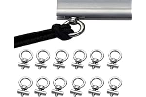 Etomvoop Lot de 12 butées de rail d'auvent - 12 mm x 6 mm - Équipement pour caravane et camping-car