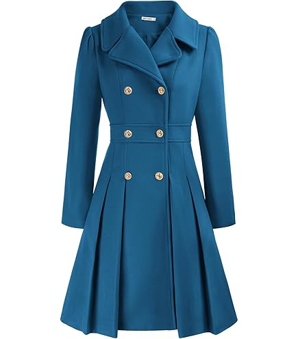 Dyhxuan Wollmantel Damen Mit Kapuze - Langer Trenchcoat Für Winter & Übergang