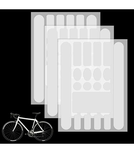 3 Stück Rahmenschutzfolie Fahrrad,Lackschutzfolie Fahrrad Folie,Schutzfolie Fahrradrahmen,Steinschlagschutzfolie Aufkleber,Rahmenschutz Fahrradträger Mtb,Geeignet Für Rennräder Und Mountainbikeschutz Auto & Motorrad