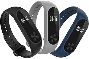 Hianjoo Bracelet Compatible pour Xiaomi Mi Band 2 [Lot de 3]