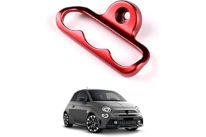 ‎KUNGKIC KUNGKIC für Fiat 500 500e Abarth 595 695 Kofferraum Handgriff Zinklegierung Maßgeschneiderte Innenausstattung für Fahrzeuge