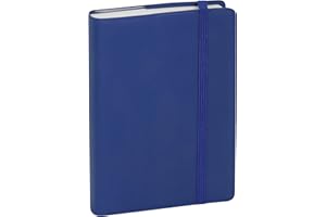 Exacompta - 13416E - Agenda de poche Journal 13 quadrillé Plastique - Fermeture par élastique et crayon - 8,5 x 13 cm - Janvier à décembre 2026 - Coloris aléatoire