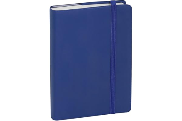 Exacompta 15416E - Agenda de poche Journal 15S quadrillé Plastique - Fermeture par élastique - 9 x 14,6 cm - Janvier à décembre 2026 - Coloris aléatoire