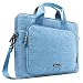 Produktbild Laptophülle | Evecase 14 Zoll Universal Neoprene Gepolsterte Notebook Briefcase Laptop Schutzhülle mit Anzug-Gewebe / Ablösbaren Träger / Handgriff / Frontfach / Zubehörfächer - Blau XXL