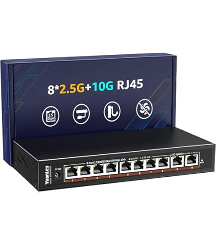 QNAP QSW-1208-8C-US 12-Port Unmanaged 10GbE Switch Zwölf SFP+ mit