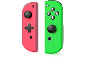 LAMPELC Wireless Controller für Switch, Ersatz L/R Joy Pad Controller für Switch mit Doppelte Vibration/Wake-up Function/Screenshot