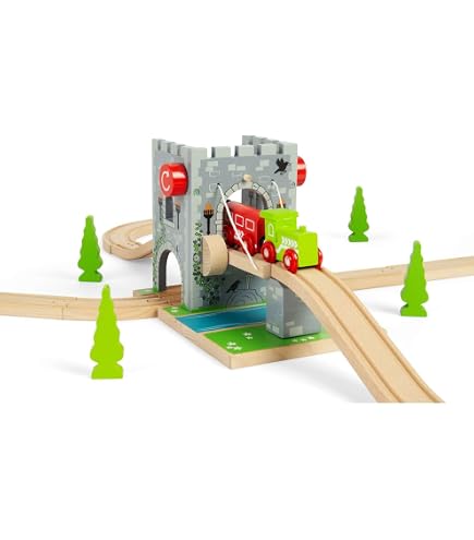 Bigjigs Rail Moulin à Vent De Campagne - Accessoire Circuit Train Bois