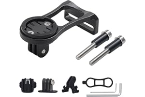 DEFIYEAR for Garmin Bicylce Front Mount, Out Front Mount for Garmin Edge, Premium Bike Computer Mount, Compatible for GoPro Action Cameras Bike Lights, Easy Installation for Road and MTB Bikes