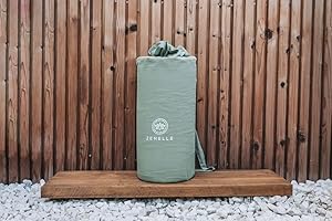 ZENELLE WELLBEING Acupressure Mat & Pillow Set – Pure Cotton, Non-Toxic Foam & Dyes – Back, Neck & Shoulder Pain Relief, Stress & Anxiety Reduction, Sleep Aid & Relaxation – Includes Carry Bag