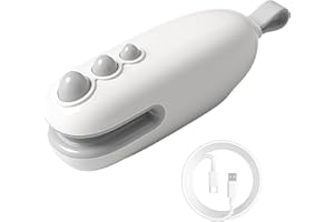 EHIOG Mini Folienschweißgerät, Bag Sealer, 2 in 1 Versiegelungsgerät, USB Aufladung, Haushaltshelfer & Tüten Verschweißer für Lebensmittellagerung, Tragbar Tütenverschweißer