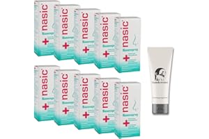 Nasic Nasenspray Spar-Set mit 10 x 15 ml inkl. Handcreme der Rathaus Apotheke
