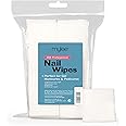 Mylee Lint-Free Nail Wipes Professional Use Gel Removal Soft Pads for Manicure and Pedicure (Pack of 200), Packaging may vary