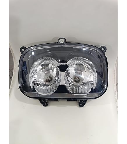 Faro Anteriore Per MBK Booster E Yamaha BWs 50 (1999-2006) – Ricambio Originale, Alluminio Grigio Opaco - 5
