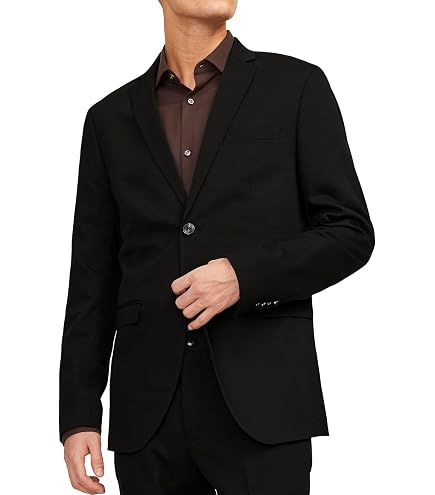 Blazer Uomo Estivo Leggero Slim Fit – Giacca Elegante A Un Bottone Per Lavoro E Cerimonie