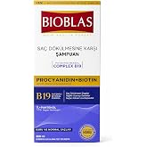 Bioblas Sa&ccedil; D&ouml;k&uuml;lmesine Karşı Şampuan, Complex B19, Procyanidin+Biotin, Pantenol, Kuru ve Normal Sa&ccedil;lar, 360 ml
